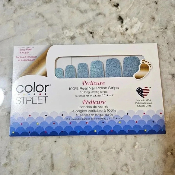 Color Street Other - Color Street Nail Polish Strips-Retired Set-Pacific Paradise Pedicure